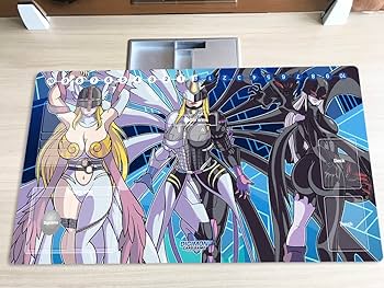 Amazon.com: New Mlikemat Playmat Digimon DTCG Mat Angewomon